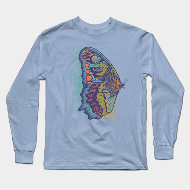 Butterfly Long Sleeve T-Shirt by rcaldwell